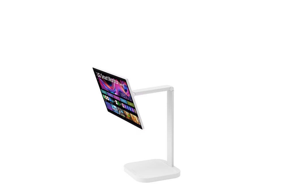 LG 32U889SA-W – 32" UHD 4K IPS Smart Monitor SWING mit integriertem Standfuß und Akku