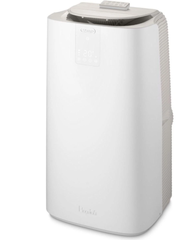 De'Longhi PACAP98 GentleJet Mobiles Klimagerät – 11500 BTU, Klasse A+, R290, GentleJet 180°
