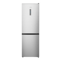 Réfrigérateur HISENSE FCN300ACE1 blanc avec porte double et espace de stockage intérieur visible.