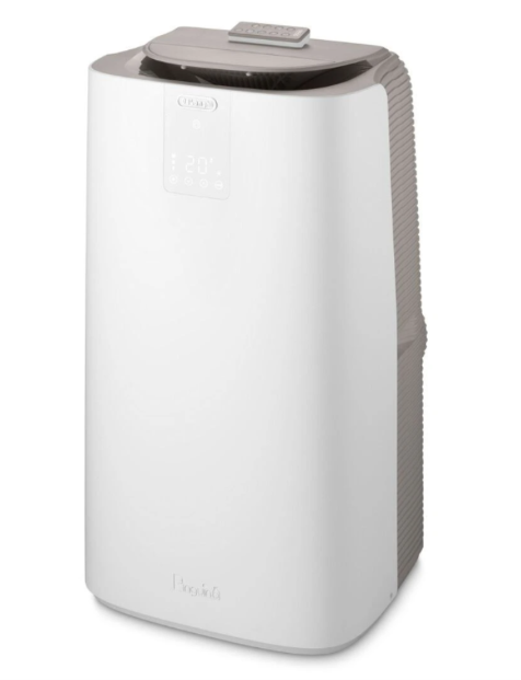 De'Longhi PACAP120 GentleJet Tragbare Klimaanlage – 12000 BTU, Klasse A+, R290, GentleJet 180°