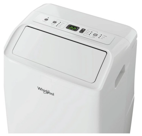 Mobiler Monoblock Klimaanlage Reversibel Whirlpool PACF212HPW – 3300 W, Klasse A/A+, R290, 6th Sense
