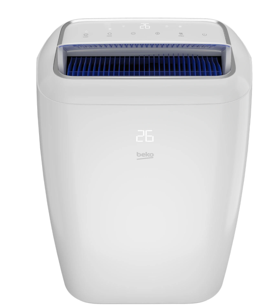 Beko Mobile Klimaanlage Reversibel BP1125H – 3500 W, Vernetzt, Sprachsteuerung, 65 dB