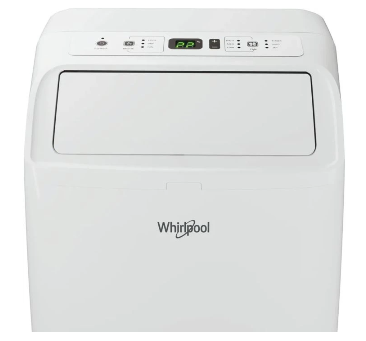 Whirlpool PACF212CO W Tragbare Klimaanlage – 12000 BTU, Klasse A, R290, 6th Sense
