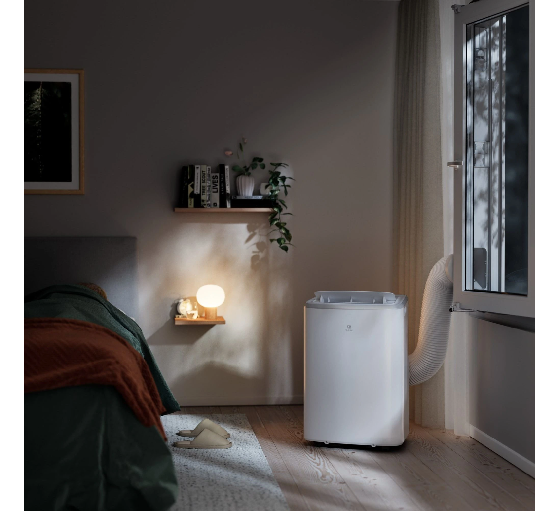 Electrolux EXP26U339CW Comfort 600 mobiles Klimagerät – 2600 W, Klasse A, R290, 64 dB