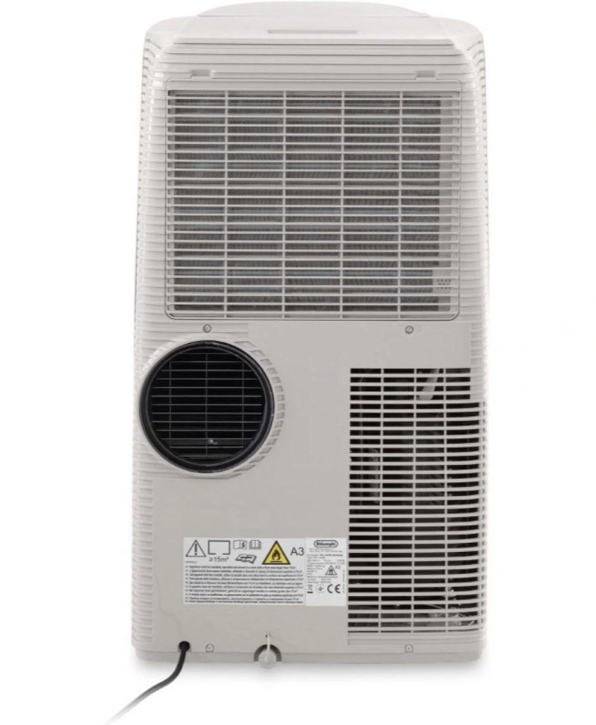 De'Longhi PACAP98 GentleJet Mobiles Klimagerät – 11500 BTU, Klasse A+, R290, GentleJet 180°