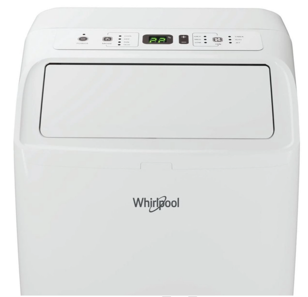 Mobiler Monoblock Klimaanlage Reversibel Whirlpool PACF212HPW – 3300 W, Klasse A/A+, R290, 6th Sense