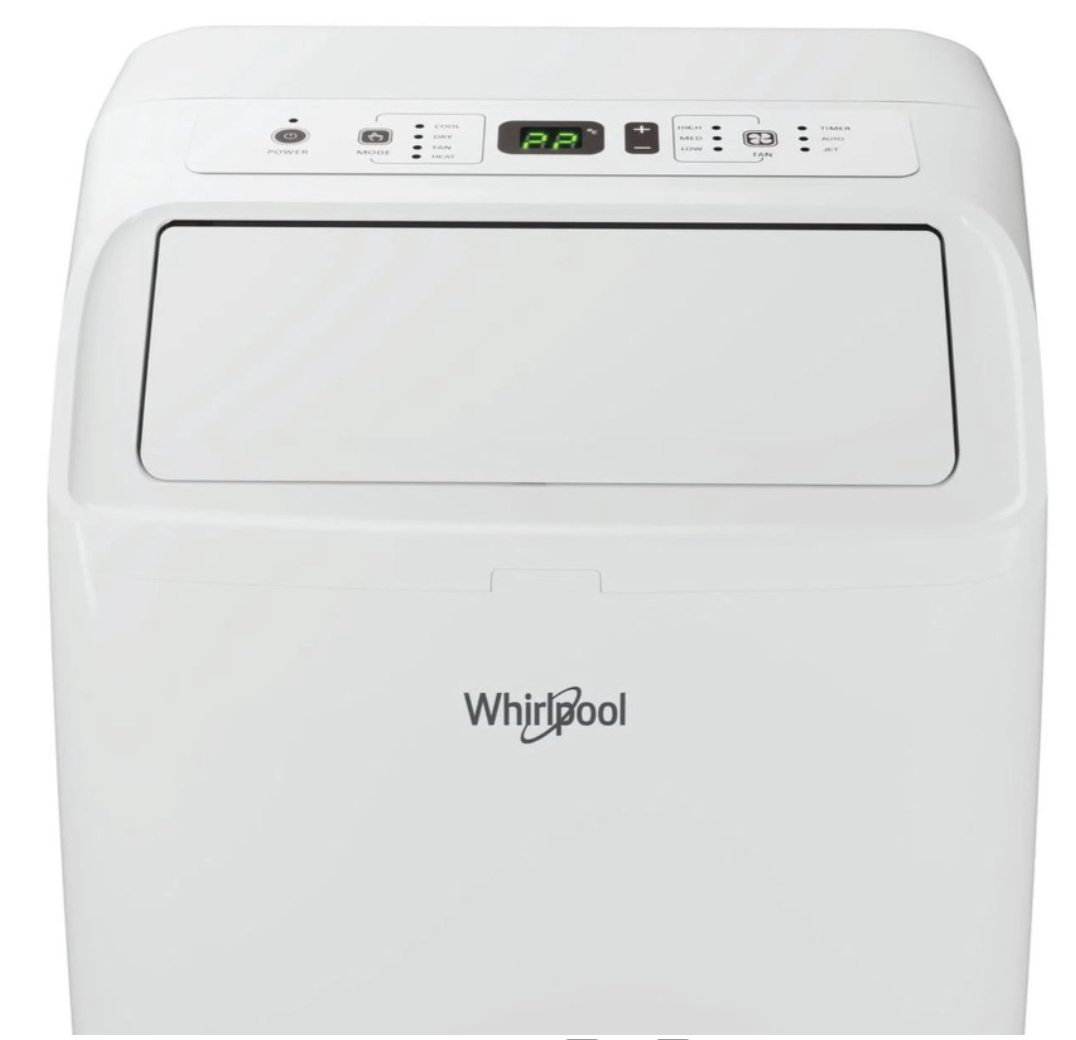 Mobiler Monoblock Klimaanlage Reversibel Whirlpool PACF212HPW – 3300 W, Klasse A/A+, R290, 6th Sense
