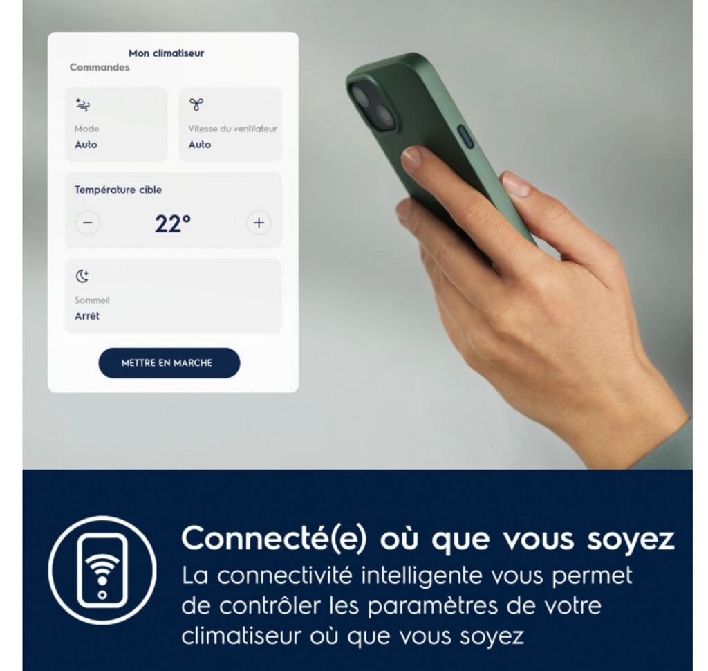 Mobiles Klimagerät Reversibel Electrolux EXP38U340HW Comfort 600 – 2600 W, Klasse A, R290, Vernetzt
