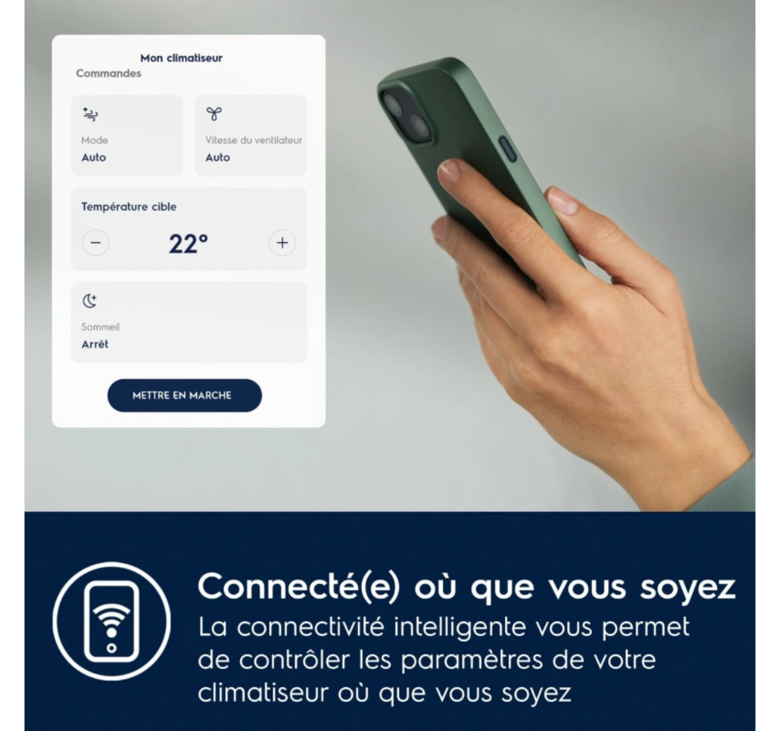 Mobiles Klimagerät Reversibel Electrolux EXP38U340HW Comfort 600 – 2600 W, Klasse A, R290, Vernetzt