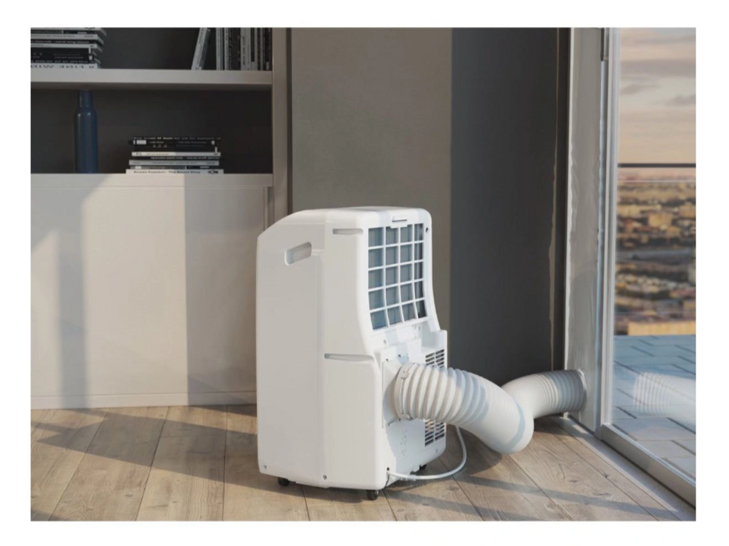 Mobiler Monoblock Klimaanlage Reversibel Whirlpool PACF212HPW – 3300 W, Klasse A/A+, R290, 6th Sense