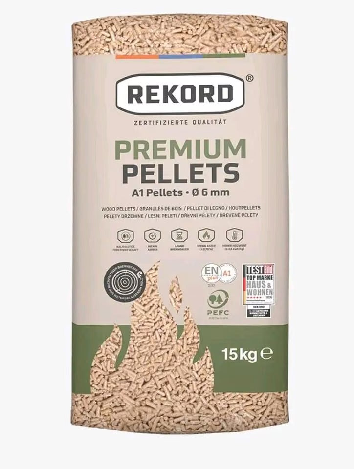 Holzpellets/ Pellets als Sackware á 15 kg