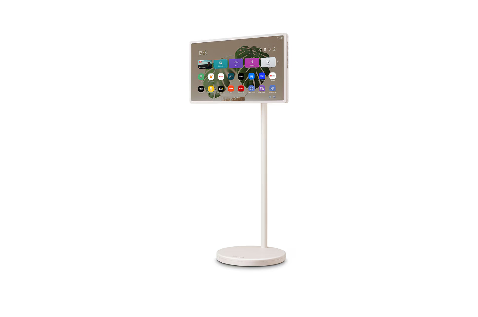 LG StanbyME 27" – Kabelloser TV-Bildschirm mit Standfuß und integriertem Akku