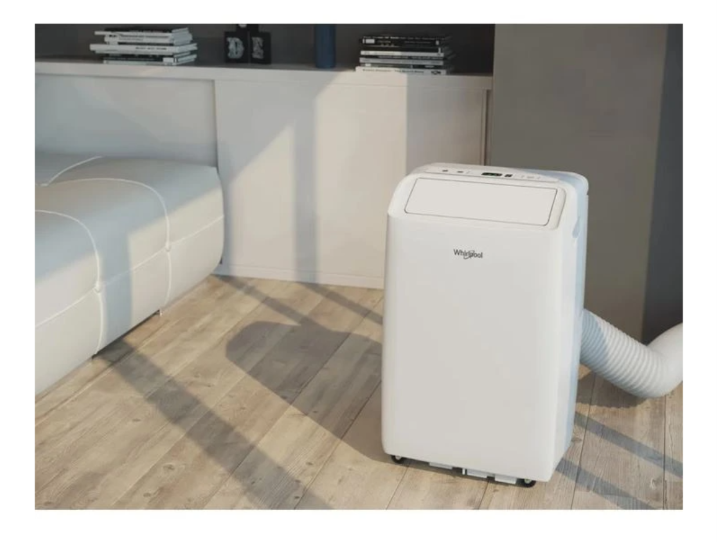 Whirlpool PACF212CO W Tragbare Klimaanlage – 12000 BTU, Klasse A, R290, 6th Sense