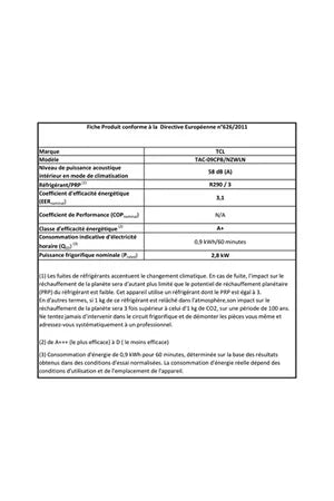 TCL Portable Klimaanlage TAC-09CPB/NZWLN