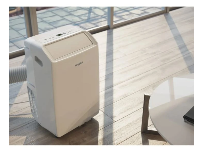 Whirlpool PACF212CO W Tragbare Klimaanlage – 12000 BTU, Klasse A, R290, 6th Sense