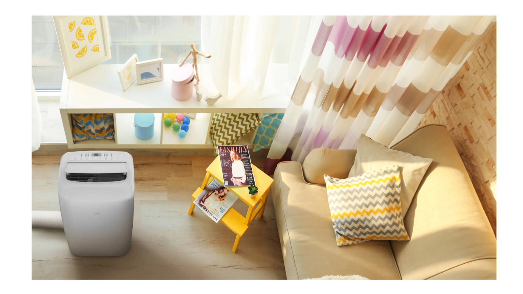 Beko BA310AC tragbare Klimaanlage – 2931 W, Klasse A+, R290, Ionisator, ZoneFollow