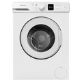 Lave-linge LF Vedette LFV274W avec porte blanche et panneau de contrôle en haut, vue de face.