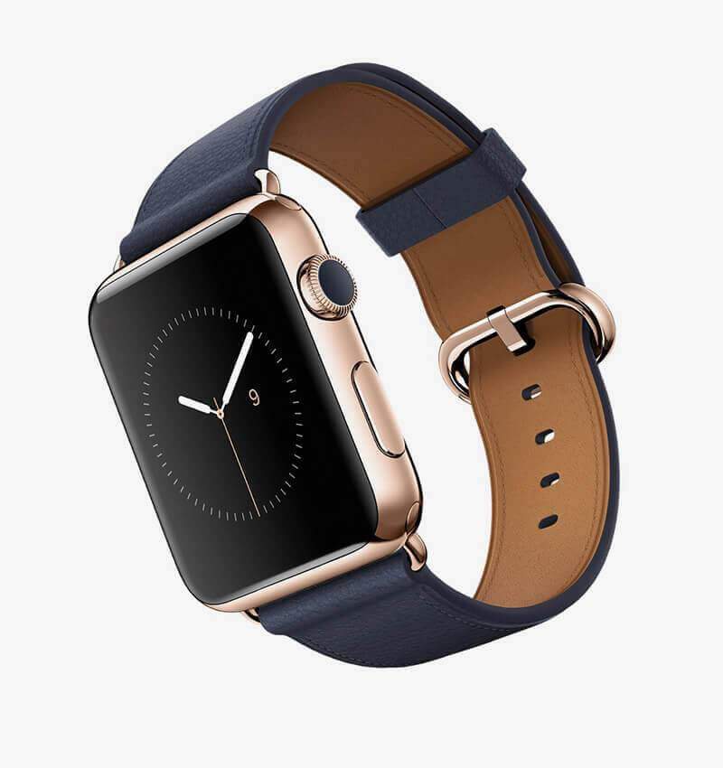 Montre connectée Smartwatch 360 avec écran tactile, affichage numérique et bracelet noir, vue de face.